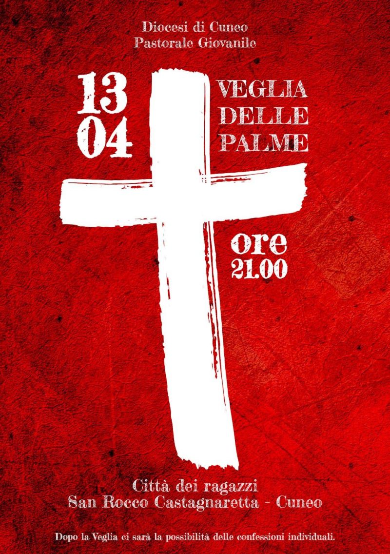 volantino veglia delle palme