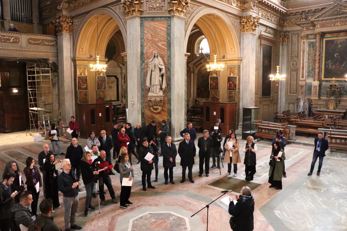 Conferenza stampa in Cattedrale a Cuneo (Foto)